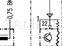 2001 MERCEDES-BENZ SL500  5.0 V8 GAS Wiring Diagram