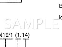 2001 MERCEDES-BENZ CLK430  4.3 V8 GAS Wiring Diagram