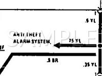1990 MERCEDES-BENZ 190E 2.6 2.6 L6 GAS Wiring Diagram
