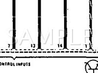 1990 MERCEDES-BENZ 190E 2.6 2.6 L6 GAS Wiring Diagram