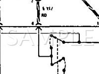 1990 MERCEDES-BENZ 190E 2.6 2.6 L6 GAS Wiring Diagram
