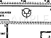 1990 MERCEDES-BENZ 300TE  3.0 L6 GAS Wiring Diagram