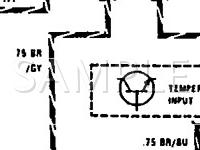 1990 MERCEDES-BENZ 300TE  3.0 L6 GAS Wiring Diagram