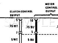 1990 MERCEDES-BENZ 300TE 4matic 3.0 L6 GAS Wiring Diagram