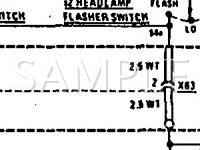 1990 MERCEDES-BENZ 300TE  3.0 L6 GAS Wiring Diagram