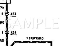 1990 MERCEDES-BENZ 300E  3.0 L6 GAS Wiring Diagram