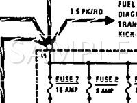 1990 MERCEDES-BENZ 300E  3.0 L6 GAS Wiring Diagram
