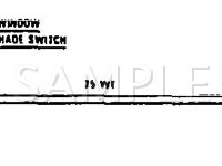 1990 MERCEDES-BENZ 300CE  3.0 L6 GAS Wiring Diagram