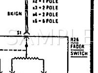 1990 MERCEDES-BENZ 420SEL  4.2 V8 GAS Wiring Diagram