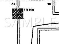 1990 MERCEDES-BENZ 420SEL  4.2 V8 GAS Wiring Diagram