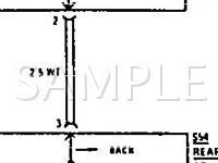 1990 MERCEDES-BENZ 300SE  3.0 L6 GAS Wiring Diagram