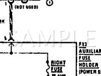 1991 MERCEDES-BENZ 190E 2.3 2.3 L4 GAS Wiring Diagram