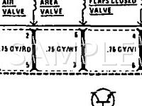 1991 MERCEDES-BENZ 190E 2.6 2.6 L6 GAS Wiring Diagram