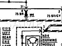 1991 MERCEDES-BENZ 300E 4matic 3.0 L6 GAS Wiring Diagram