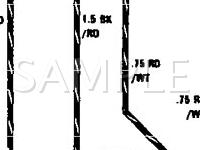 1991 MERCEDES-BENZ 560SEL  5.6 V8 GAS Wiring Diagram