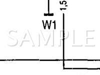 1992 MERCEDES-BENZ 300SE  3.2 L6 GAS Wiring Diagram