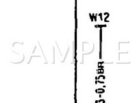 1991 MERCEDES-BENZ 500SL  5.0 V8 GAS Wiring Diagram