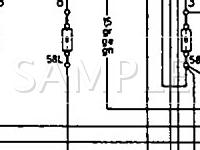 1993 MERCEDES-BENZ 300E 2.8 2.8 L6 GAS Wiring Diagram