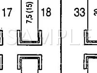 1993 MERCEDES-BENZ 300SD  3.4 L6 DIESEL Wiring Diagram