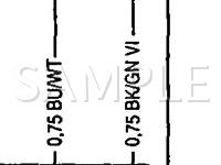 1993 MERCEDES-BENZ 300SD  3.4 L6 DIESEL Wiring Diagram