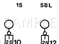 1994 MERCEDES-BENZ E320  3.2 L6 GAS Wiring Diagram