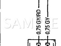 1994 MERCEDES-BENZ S320  3.2 L6 GAS Wiring Diagram