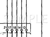 1995 MERCEDES-BENZ S320  3.2 L6 GAS Wiring Diagram