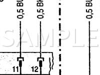 1994 MERCEDES-BENZ C220  2.2 L4 GAS Wiring Diagram