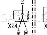 1995 MERCEDES-BENZ C280  2.8 L6 GAS Wiring Diagram