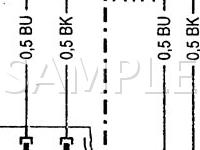 1997 MERCEDES-BENZ C230  2.3 L4 GAS Wiring Diagram