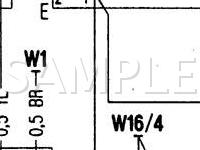 1997 MERCEDES-BENZ E320  3.2 L6 GAS Wiring Diagram