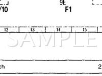 1998 MERCEDES-BENZ C280  2.8 V6 GAS Wiring Diagram