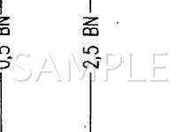 1998 MERCEDES-BENZ C43 AMG 4.3 V8 GAS Wiring Diagram