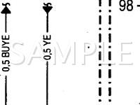 1999 MERCEDES-BENZ SL500  5.0 V8 GAS Wiring Diagram