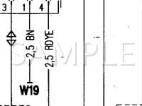 1999 MERCEDES-BENZ E320  3.2 V6 GAS Wiring Diagram