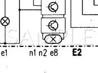 1999 MERCEDES-BENZ E320 4matic 3.2 V6 GAS Wiring Diagram
