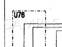 1998 MERCEDES-BENZ E300D  3.0 L6 DIESEL Wiring Diagram