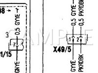 1998 MERCEDES-BENZ SLK230  2.3 L4 GAS Wiring Diagram