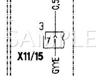 1999 MERCEDES-BENZ SLK230  2.3 L4 GAS Wiring Diagram