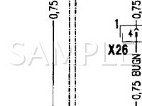 1999 MERCEDES-BENZ SLK230  2.3 L4 GAS Wiring Diagram