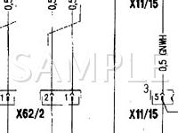 1999 MERCEDES-BENZ SLK230  2.3 L4 GAS Wiring Diagram