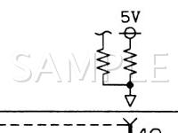 1999 Mitsubishi Montero Sport  3.0 V6 GAS Wiring Diagram