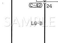 2001 Mitsubishi Eclipse Spyder 2.4 L4 GAS Wiring Diagram