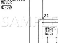 1998 Mitsubishi Galant DE 2.4 L4 GAS Wiring Diagram