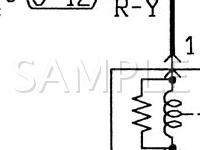1999 Mitsubishi Galant  3.0 V6 GAS Wiring Diagram
