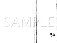 1998 Mitsubishi Mirage LS 1.8 L4 GAS Wiring Diagram