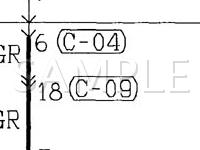 2000 Mitsubishi Diamante  3.5 V6 GAS Wiring Diagram