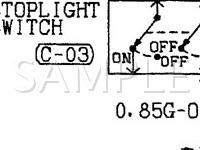2001 Mitsubishi Eclipse Spyder 2.4 L4 GAS Wiring Diagram