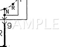 2000 Mitsubishi Mirage  1.8 L4 GAS Wiring Diagram