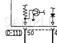 2001 Mitsubishi Eclipse Spyder 2.4 L4 GAS Wiring Diagram